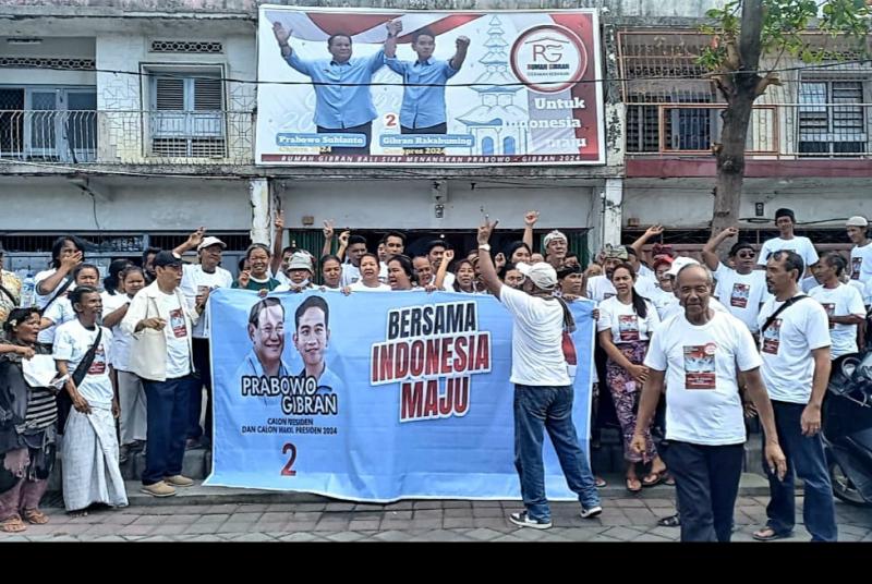 Pendukung Prabowo Gibran Gelar Doa Bersama Relawan Sedulur Kaesang